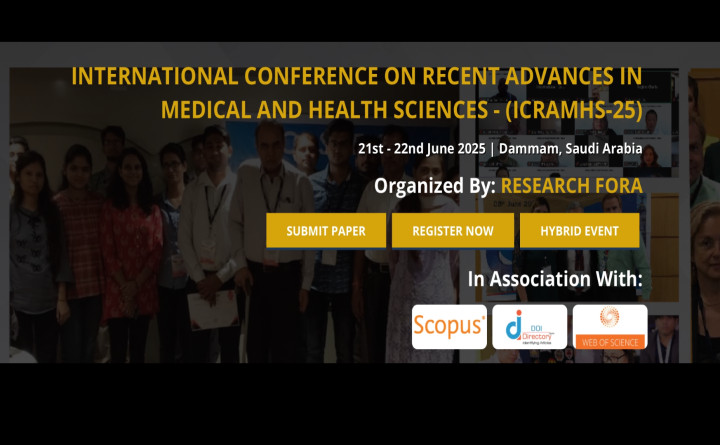 The International Conference on Recent Advances in Medical and Health Sciences (ICRAMHS-25)